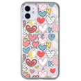 thumbnail image 1 of Funda Protector Antigolpes InstaCase para iPhone 11 Corazones Pastel, 1 of 4