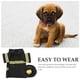 thumbnail image 4 of 1 juego de ropa para perros y mascotas Forma de uniforme de bombero Ropa para mascotas Traje de actuación de fiesta Abrigo transformado para mascota Gato Cachorro Tamaño S Negro, 4 of 5