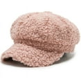 thumbnail image 3 of SikaFu Newsboy Cap New Thick Warm Winter Hat Women Berber Fleece Octagonal Beret Cap Lady Vintage Artist Painter Beret Hats, 3 of 6