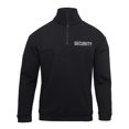 thumbnail image 1 of Rothco Security 1/4 Zip Job Shirt - Black, M, 1 of 3