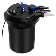 Costway Pond Pressure Bio Filter 4000GAL W/ 13W UV Sterilizer Light 10000L Koi Water