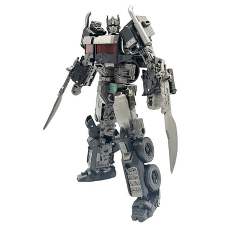 6.7-Inch Deformation Robot Toys Optimus Prime Commander Studio Series Movie 7 Action Figure, TW-1030 (Plain Edition,Black)