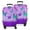 Purple Butterfly Leopard, variant on Purple Leaf Butterfly Pattern Luggage Cover Fashion Suitcase Cover Baggage Covers Fit 25-28 Inch Luggage (Go Travel)