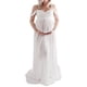 thumbnail image 2 of Vestido de Maternidad para Mujer Vestido Largo para Embarazadas Vestido Largo de Maternidad Elegante para Sesión de Fotos Color Puro Longitud Total Vestido de Maternidad con ANGGREK Otros, 2 of 6