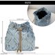 thumbnail image 3 of Denim Bucket Bag, Jean Purses For Women Denim Crossbody Bags Hobo Bag Drawstring Handbag, 3 of 5
