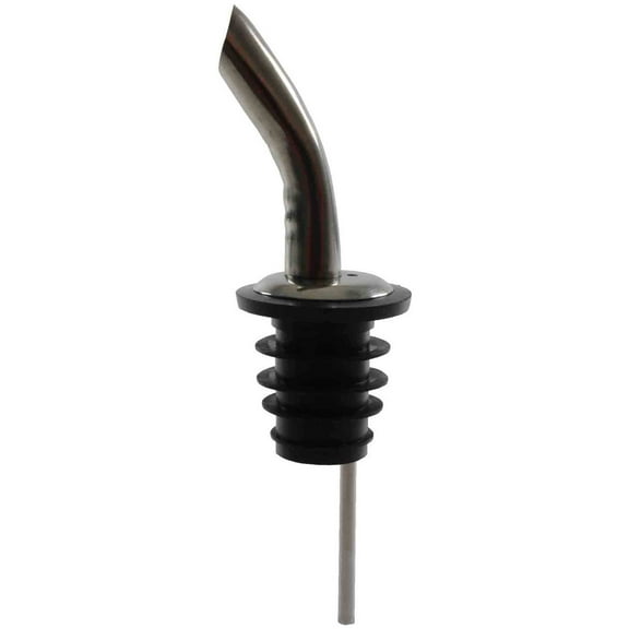 Excellante Stainless steel gooseneck liquor pourer, fast flow, comes in pack of 12