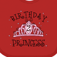thumbnail image 4 of Inktastic Tiara 2nd Birthday Princess Girls Baby Bib, 4 of 4