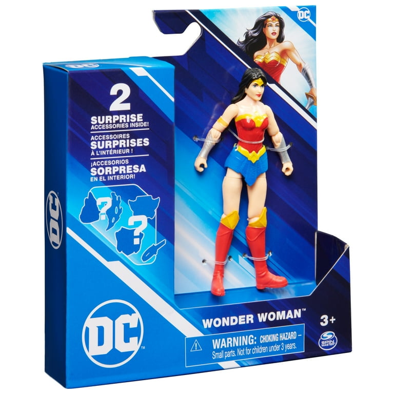 Wonder Woman アクションフィギュア 4体セット DC Comics, 4-inch Wonder Woman Action Figure with Mystery