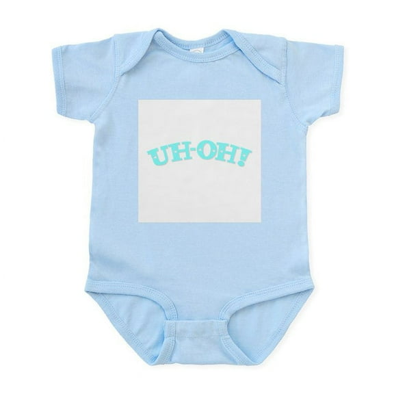 CafePress - Uh Oh! Infant Bodysuit - Baby Light Bodysuit, Size Newborn - 24 Months
