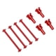 thumbnail image 2 of Juego De Juntas Diff Cup Outdrives, Alto Rendimiento De Aluminio Diff Outdrives Joint Cup Durabilidad Fuerte Resistencia Al Desgaste Para 1/18 RC Car ANGGREK Rojo, 2 of 8