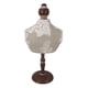 thumbnail image 2 of Soporte de collar Soporte de joyería Elegante Decoración de madera para niñas Exhibición de joyería Busto Soporte de exhibición Modelo de maniquí para, 2 of 8