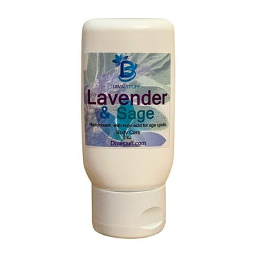 Lavender Sage Scented Hand cream With Kojic Acid for Age Spots by Diva Stuff