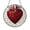Stained Glass 5.9 Inch, variant on Stained Glass Mosaic Heart Suncatcher, Red Heartbeat Window Art, Nurse or Doctor Gift