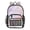 Rainbow Stars and Cloud Pattern, variant on PVC Transparent Backpacks Clear Backpack for Travel and Outings Black Paws and Hearts Pattern