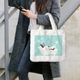 thumbnail image 7 of Yiaed French Bulldog Taking a Bath Print Fluffy Shoulder Bag Plush Bags Women Ladies Tote Bag Fluffy White Furry Purse Handbag for Autumn and Winter, 7 of 7