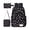 Black#3, variant on 3-Pcs School Backpacks With Bow For Girls, Delicate Coquette Style Bookbag, Adorable Bow Pattern Backpack Kit For Young Students (Light Blue Bow)