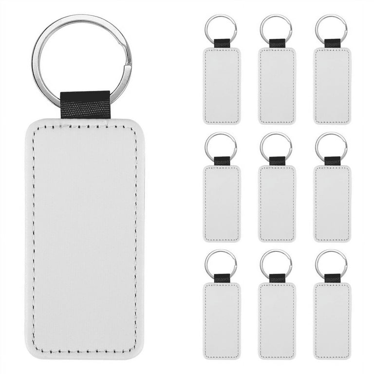 10pcs Sublimation Acrylic Keychain Making Kit Acrylic Transparent
