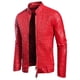 thumbnail image 3 of Chaqueta de cuero de otoño para hombre, abrigo de talla europea y americana, talla grande, chaqueta de cuero, 3 of 5