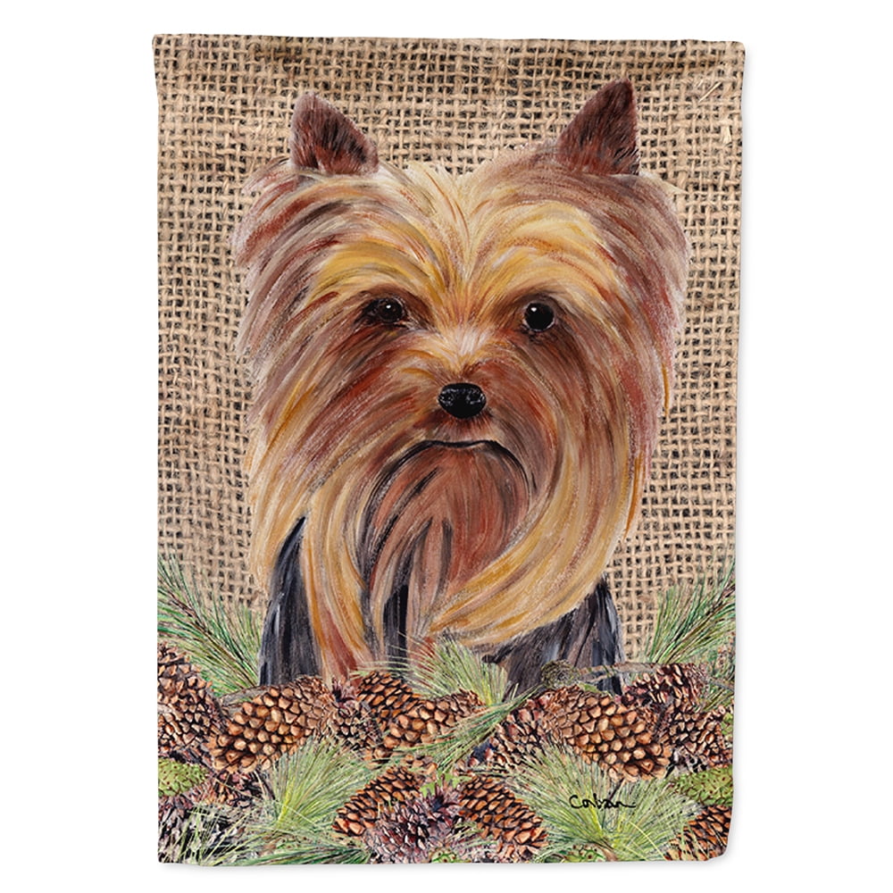 Yorkie Garden Flag
