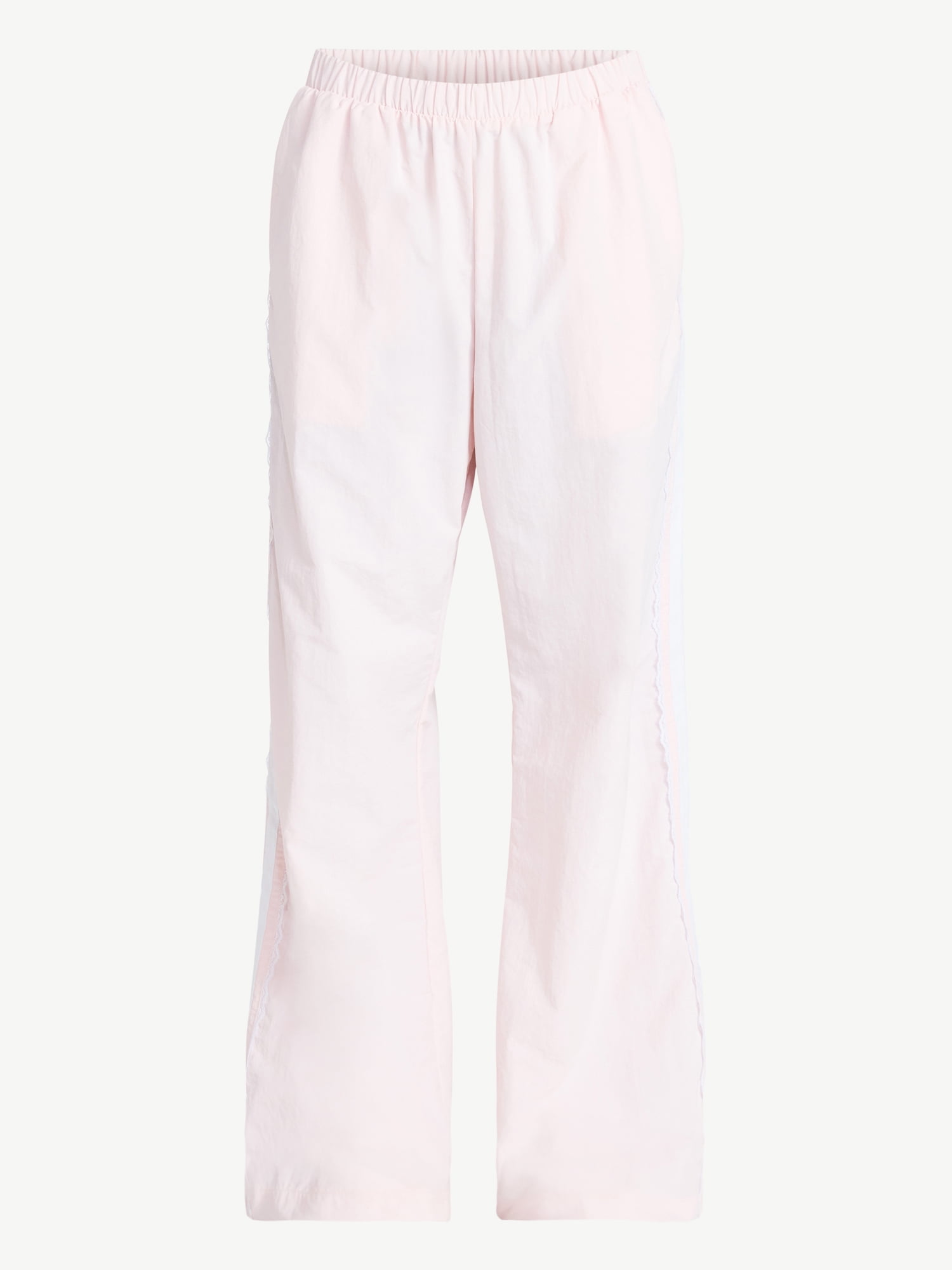 No Boundaries Lace Side Stripe Track Pants, 30.5'' Inseam, Women's XXS-XXL