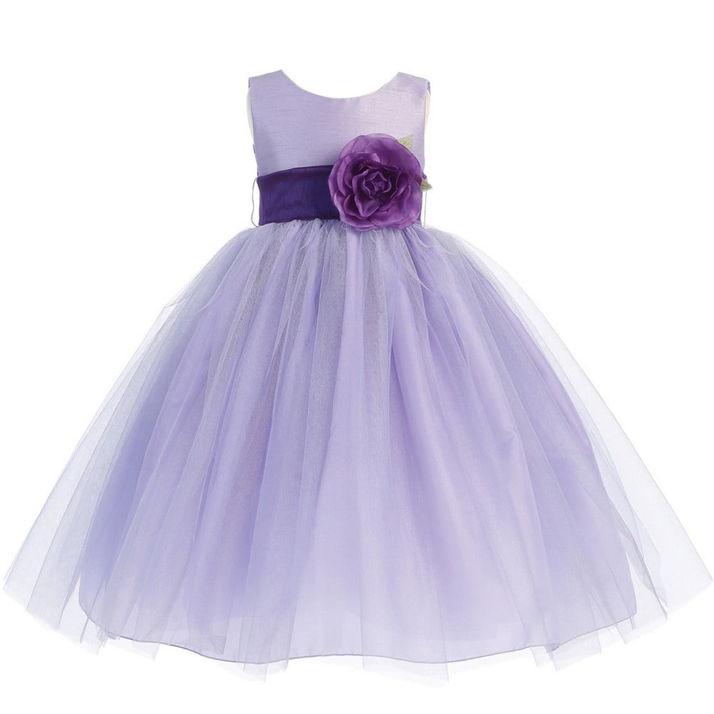 lilac little girl dresses