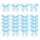 thumbnail image 1 of 24Pcs Mini Lazo de Grosgrain 2" Lazos Florales Autoadhesivos Azul Claro, 1 of 7