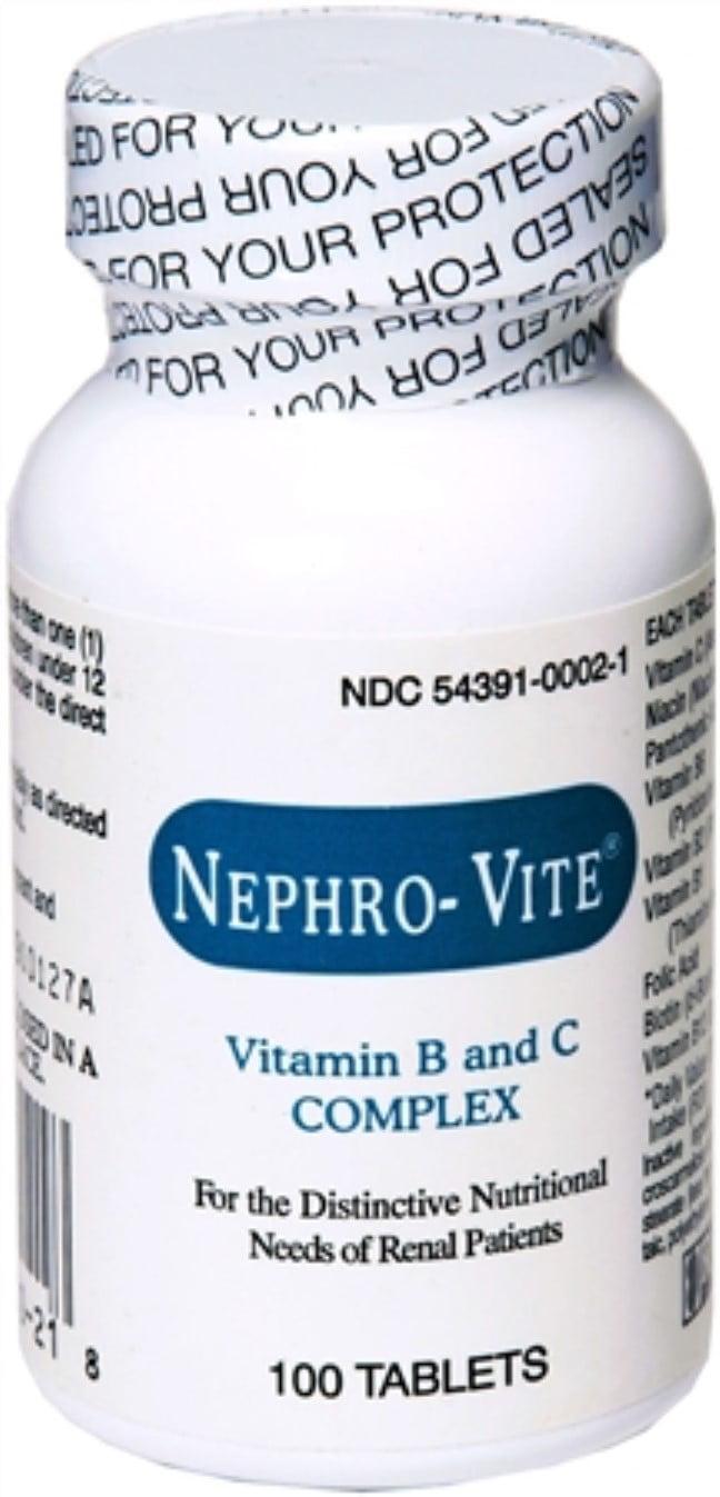 R&D Laboratories NephroVite Tablets 100 Tablets (Pack of 4)