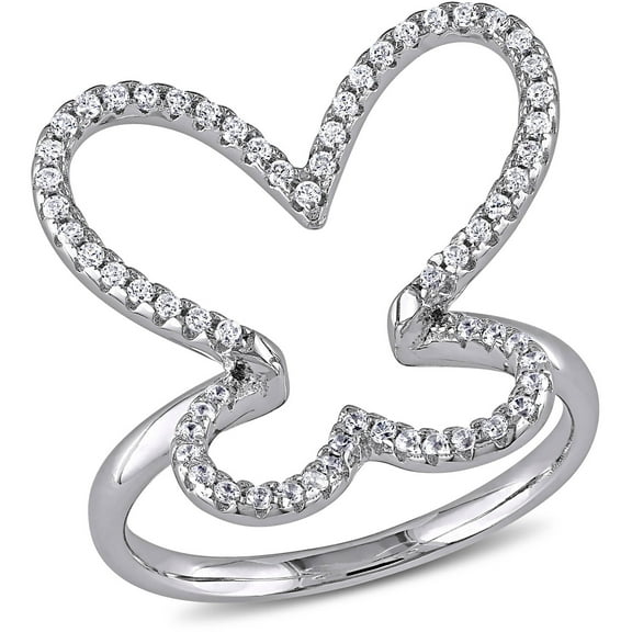 Everly Women's Cubic Zirconia and Sterling Silver Ring