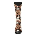 thumbnail image 2 of MeMoi Women's Puppy Bamboo Blend Crew Socks - Womens - Female, 9-11, Black, 2 of 4