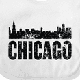 thumbnail image 4 of Inktastic Chicago Skyline Grunge Boys or Girls Baby Bib, 4 of 4