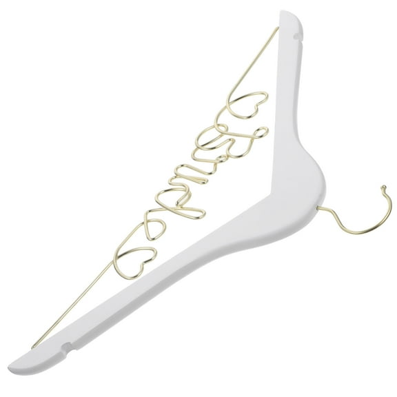 Hytrove Bridal Dress Hanger Iron Anti Slip Gold 1Pcs