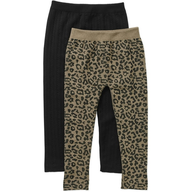 Faded Glory Girls Fleece 2 Piece Seamless Leggings