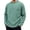 Green 1, variant on Kureaily Long Sleeve Knit Relaxed Fit Top For And Autumn Casual Crew Neck Thermal Shirt For Everyday Wear Lightweight Short Sleeve T-Shirt, Size Large