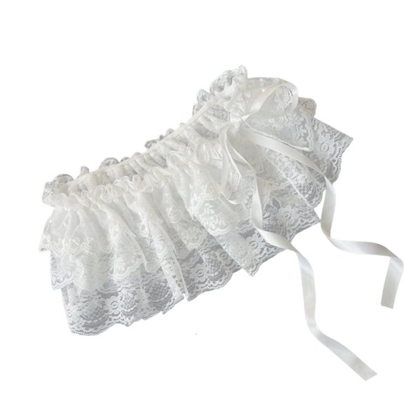 Adjustable Waist Chiffon Layered Skirt Cover Women Fashion Bottom Decoration