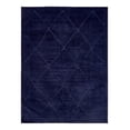 thumbnail image 3 of Unique Loom Trellis Shag Collection Area Rug - Ruby (7' 10" x 10' Rectangle Navy Blue/Ivory), 3 of 7