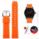 thumbnail image 3 of Correa de reloj de goma de liberación rápida de 20 mm y 22 mm para Casio, Mido, Seiko, Citizen, pulsera deportiva de silicona resistente al agua, 3 of 5