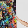 thumbnail image 3 of Orinice Colorful Paint Splatters Stars Bathroom Decor Set with Hooks - Luxurious Graphic Print Polyester Fabric Shower Curtain for Chic Modern Bathroom Decor 36x72, 3 of 7