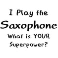 thumbnail image 2 of CafePress - Play Saxophone -  Round Wood Ornament 4", 2 of 2