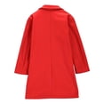 thumbnail image 5 of WOYY Little Girls Trench Coat Lapel Windbreaker Jacket Outerwear Wool Coat, Sizes 5-6, 5 of 5