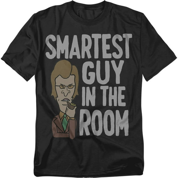 Beavis And Butthead T-Shirt Mtv Smartest Guy In The Room Unisex Graphic Tee for Men & Women