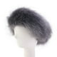thumbnail image 5 of Minnieouse Manténgase a la moda y abrigado con una diadema de piel ligera para mujer Diadema de piel sintética Accesorio para el cabello azul oscuro, 5 of 6