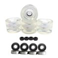 thumbnail image 1 of LED Light Up Skateboard Longboard Wheels w/Bearing at Night White, 1 of 8