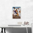 thumbnail image 2 of ARTCANVAS Fisherwomen from Valencia 1915 Canvas Art Print by Joaquin Sorolla y Bastida - Size: 18" x 12" (1.50" Deep), 2 of 9