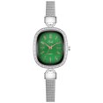 thumbnail image 1 of Reloj de pulsera de cuarzo analógico de acero inoxidable dorado cristalino para mujer a la moda Wmkox8yii gfajkfgbkjabf1454, 1 of 1