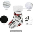 thumbnail image 3 of Christmas Stockings Motocross Riding Large Candy Stockings Stuffers Cute Xmas Sock Decorations 1PC for Home Holiday Party 12" x18" Decor Gifts, 3 of 7