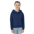 thumbnail image 1 of Jerzees Youth NuBlend Pull Over Hooded Sweatshirt, L, J Navy, 1 of 2