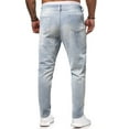 thumbnail image 6 of Zshosam Mens Free to stretch Relaxed Fit Jean(Blue,M), 6 of 9