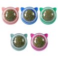 thumbnail image 3 of Giratoria Hierba Gatera para Gatos Naturales Bolas Lamer Aperitivos Molares () Rosa, 3 of 8