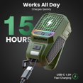 thumbnail image 2 of Altavoz Bluetooth portátil INFURTURE con RGB verde claro, 2 of 7