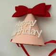 thumbnail image 3 of Birthday Hat Adorable Adjustable Bright Color Funny Cone Kids Birthday Party Hats Special Day, 3 of 8